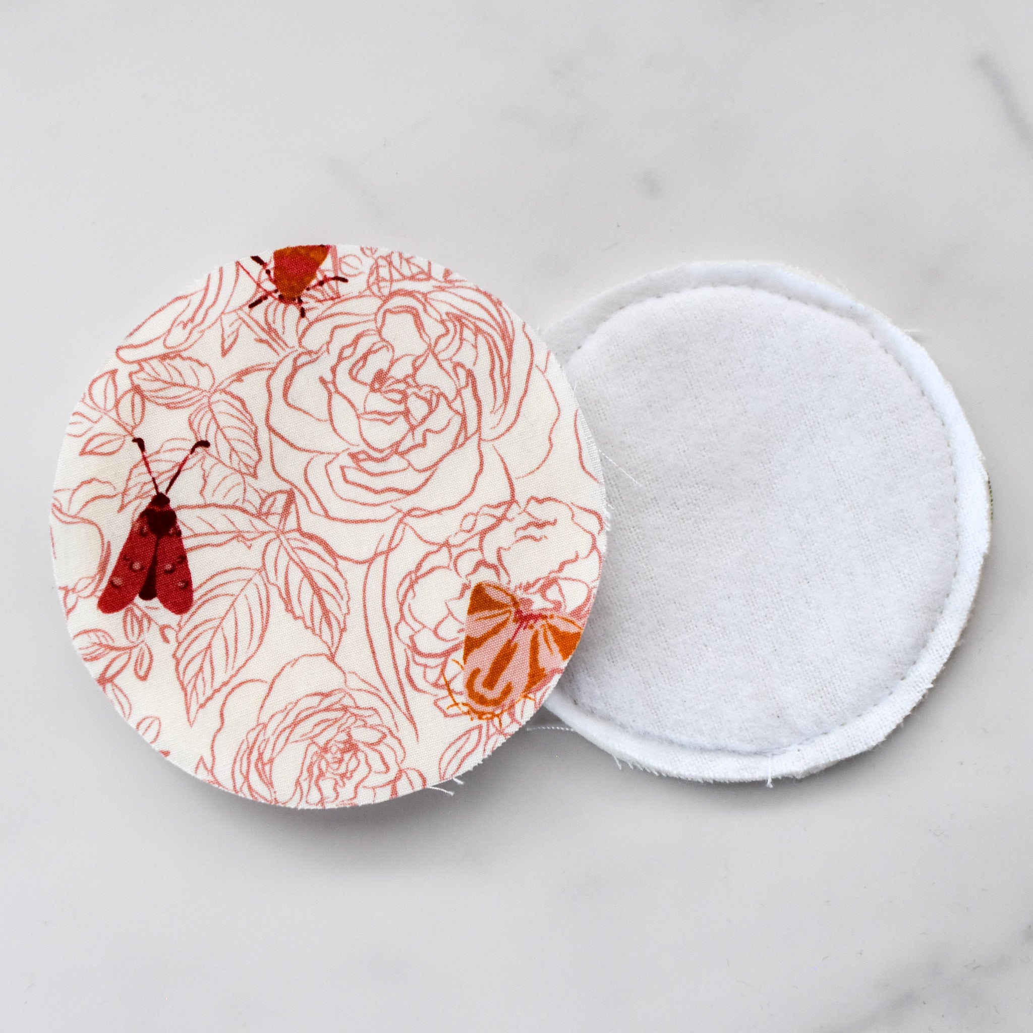 Moth Garden Cotton Rounds