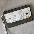 Verdant Grid Kealia Clutch Wallet