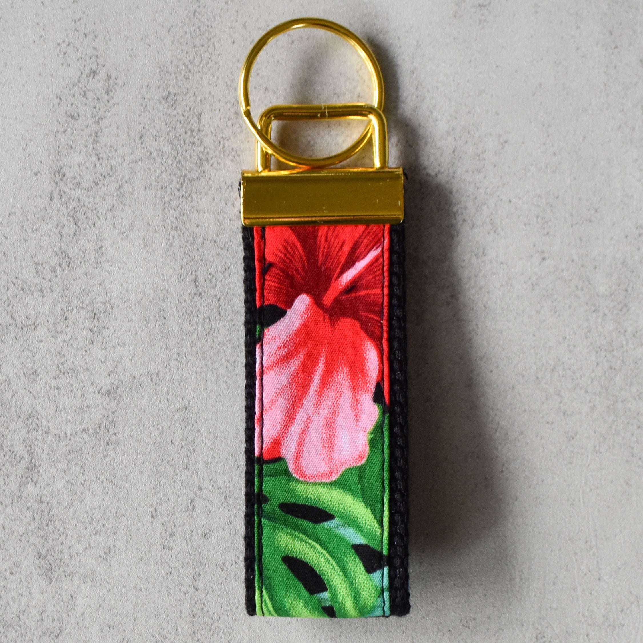 Wild Hibiscus Key Fobs