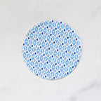 Blue Diamonds Cotton Rounds