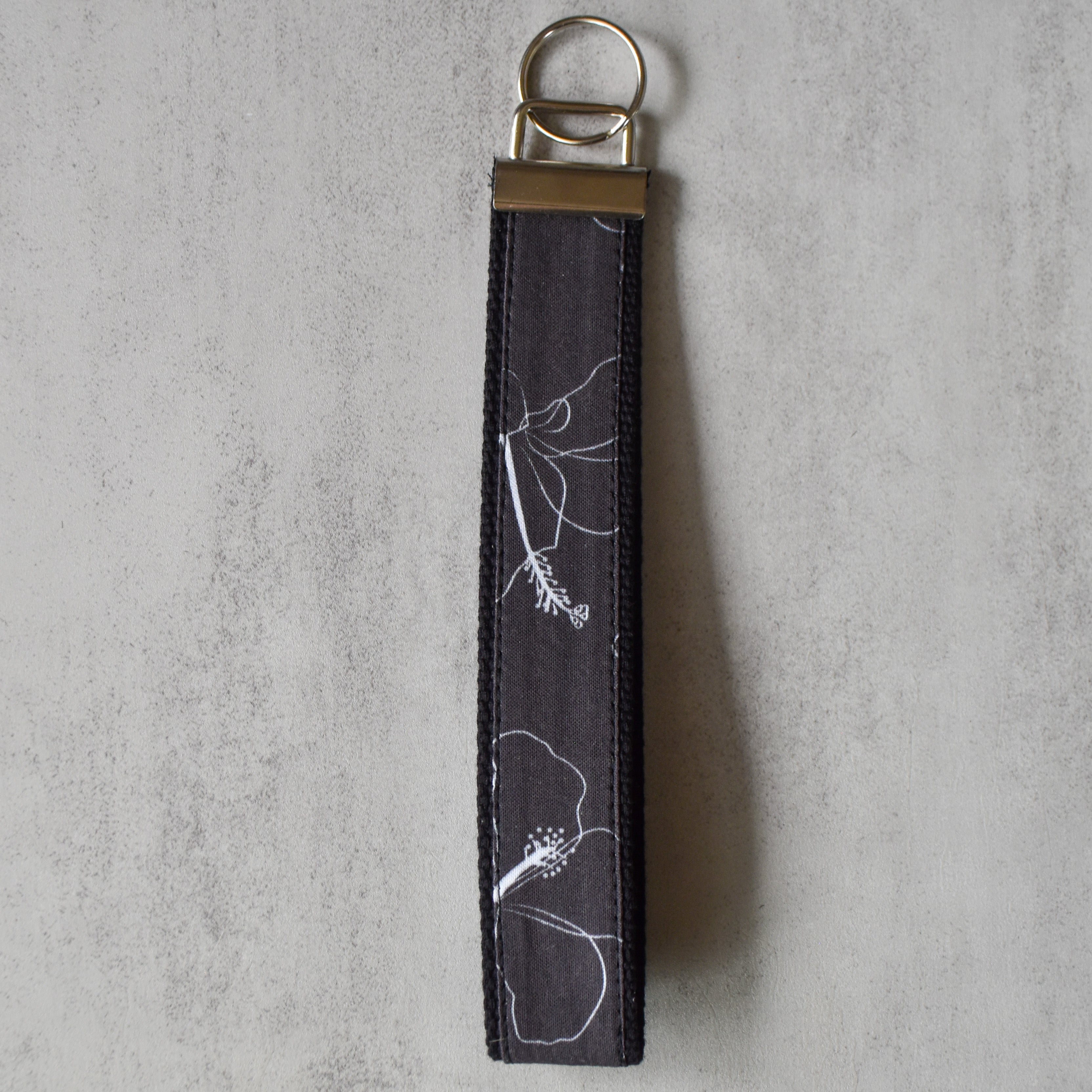 Hibiscus Noir Key Fobs