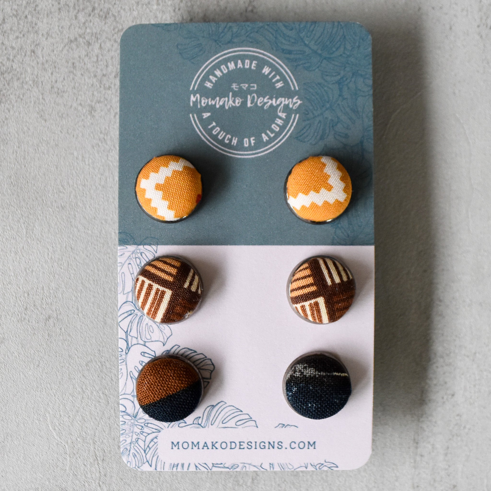 Butterscotch Babe Stud Set