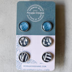 Beauty In Blue Stud Set