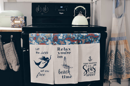 Beach Time Kitchen Towel