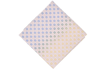 Pink Rainbow Pocket Square - Momako Designs