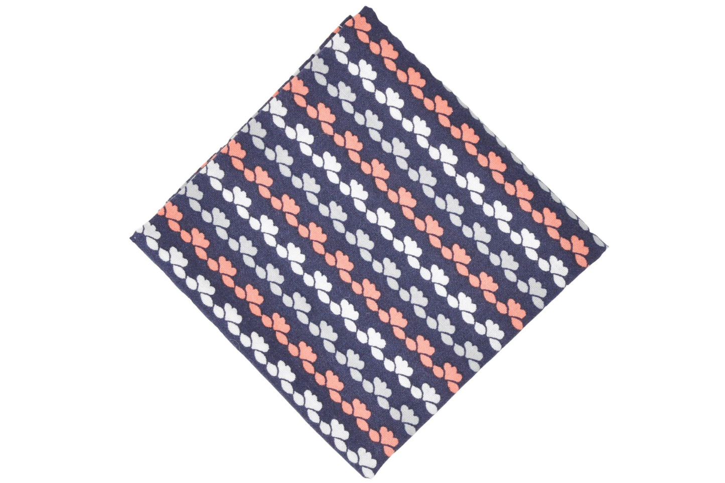 Floral Stripes Pocket Square - Momako Designs